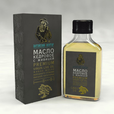 Масло кедровое с живицей, фл.100мл., в инд.уп.