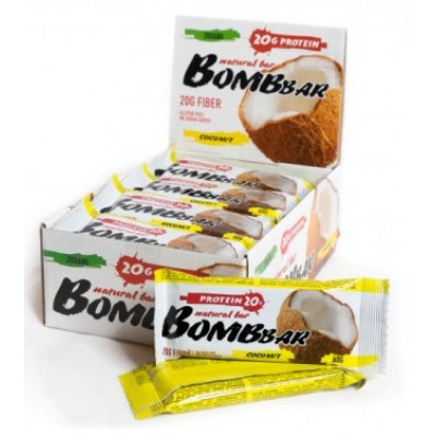 Протеиновый батончик Кокос, Bombbar, 60 г
