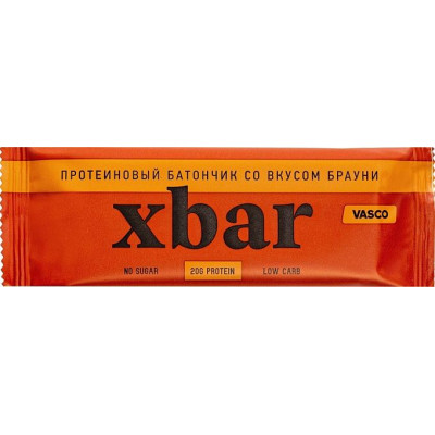 Протеиновый батончик Xbar Брауни, Васко, 60 г Протеиновый батончик Xbar Брауни, Васко, 60 г