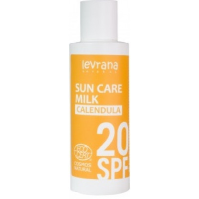 Солнцезащитное молочко для лица и тела Календула 20 SPF PINK, Levrana, 150 мл Солнцезащитное молочко для лица и тела Календула 20 SPF PINK, Levrana, 150 мл