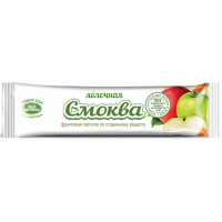Смоква-фруктовая пастила Яблочная, Эко пастила, 30 г Смоква-фруктовая пастила Яблочная, Эко пастила, 30 г