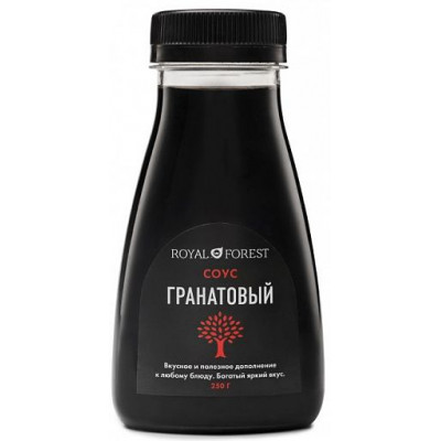 Сироп гранатовый без сахара, Royal Forest, 250 г Сироп гранатовый без сахара, Royal Forest, 250 г