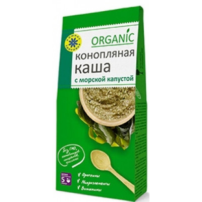 Каша конопляная с морской капустой, Компас Здоровья, 250 г Каша конопляная с морской капустой, Компас Здоровья, 250 г