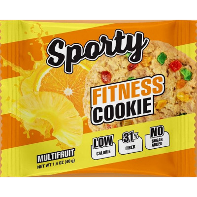 Печенье Sporty Fitness Мультифрукт, Sporty, 40 г