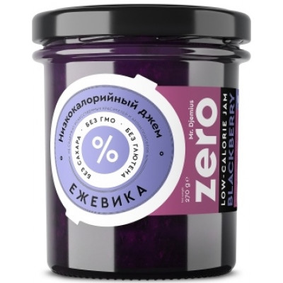Джем низкокалорийный ZERO Ежевика, 270 г