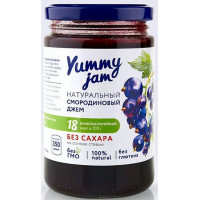 Джем смородиновый низкокалорийный, Yummy jam, 350 г