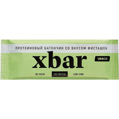 Протеиновый батончик Xbar Фисташковый, Васко, 60 г