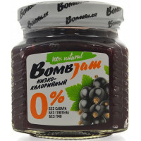 Джем низкокалорийный Черная смородина, BombJam, 250 г