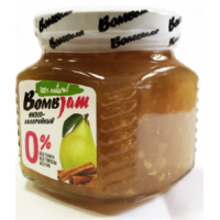 Джем низкокалорийный Груша-Корица, BombJam, 250 г