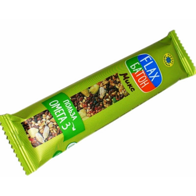 Флакс-батончик МИКС, Компас Здоровья, 26 г