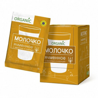 Молочко ячменное с ванилью и корицей, Компас Здоровья, 10 г