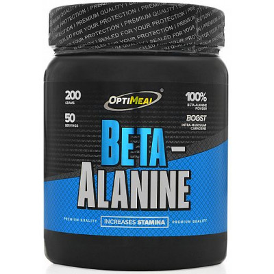 Beta-Alanine (без вкуса), OptiMeal, 200 г (50 порций)