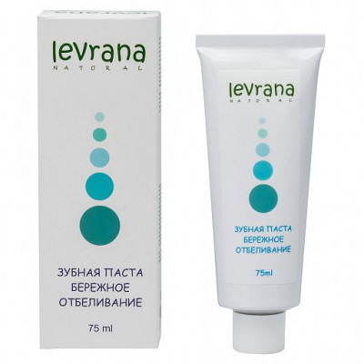 Зубная паста «Бережное отбеливание», Levrana, 75 мл