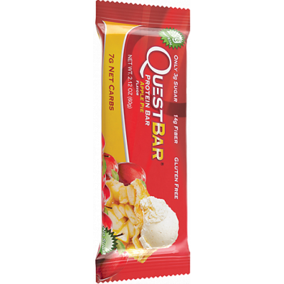 Протеиновый батончик Apple Pie Яблочный пирог, Questbar, 60 г