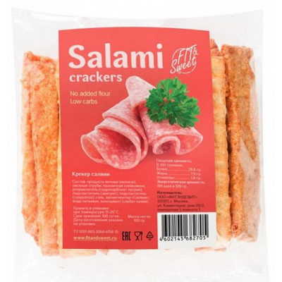 Крекер со вкусом салями, Fit & Sweet, 110 г