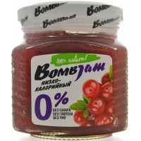 Джем низкокалорийный Брусника, BombJam, 250 г