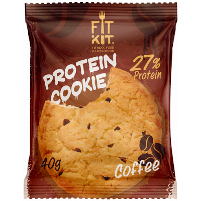 Протеиновое печенье Кофе, FitKit, 40 г