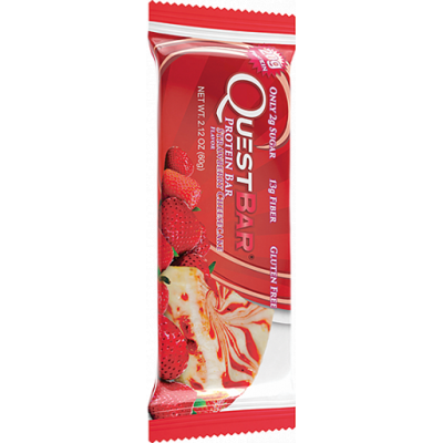 Протеиновый батончик Strawberry Cacke Клубничный чизкейк, Questbar, 60 г Протеиновый батончик Strawberry Cacke Клубничный чизкейк, Questbar, 60 г