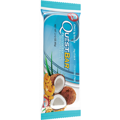 Протеиновый батончик Coconut Cashew Кокос и кешью, Questbar, 60 г